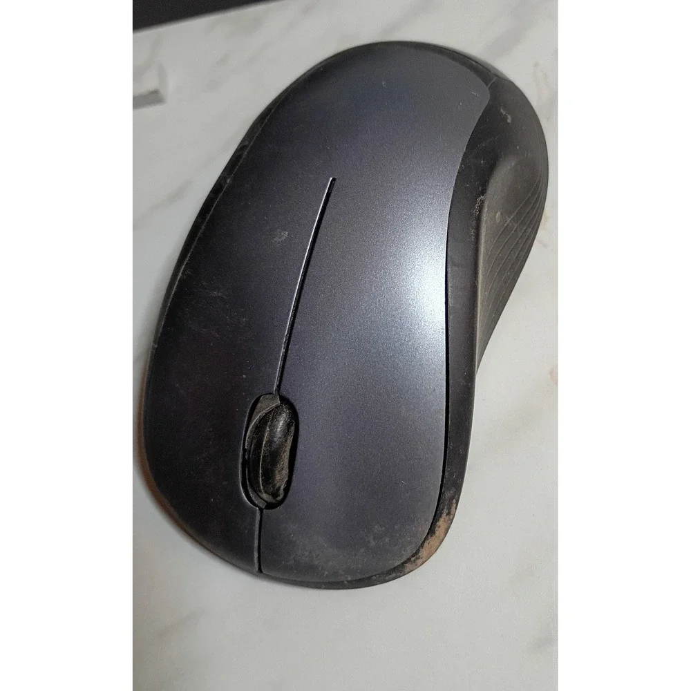 Logitech M310 Wireless Optical Mouse Gray Black 810-004004 with Nano Receiver